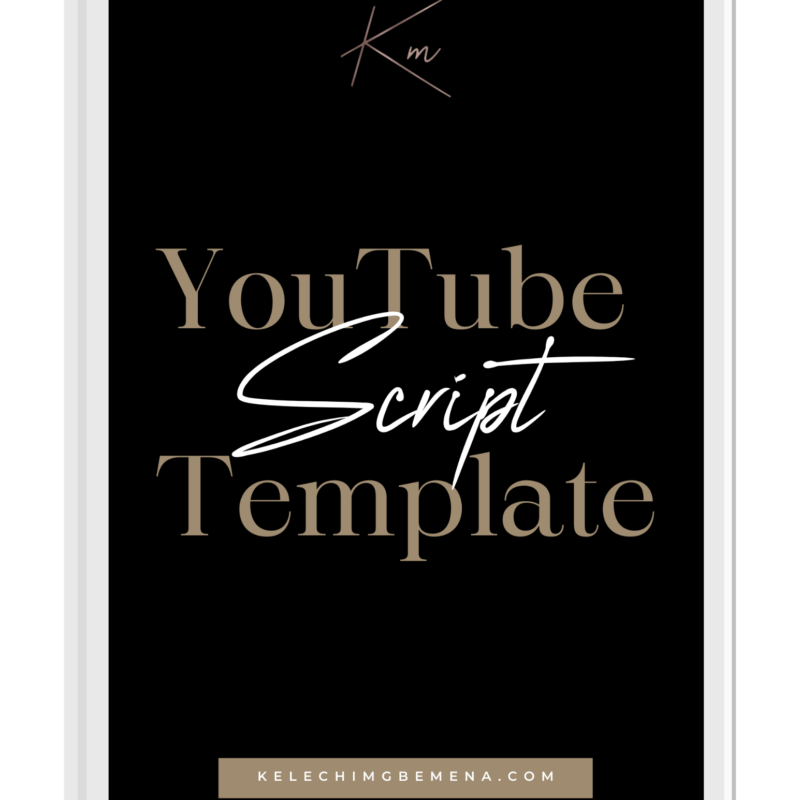 Youtube Video Script Template